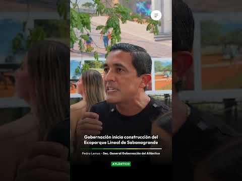 Gobernación inicia construcción del Ecoparque Lineal de Sabanagrande