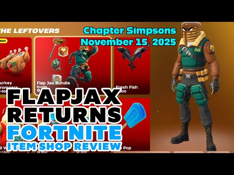 FLAPJAX RETURNS to Fortnite Item Shop Review, 11/15/2025 - AdorahTheExplora