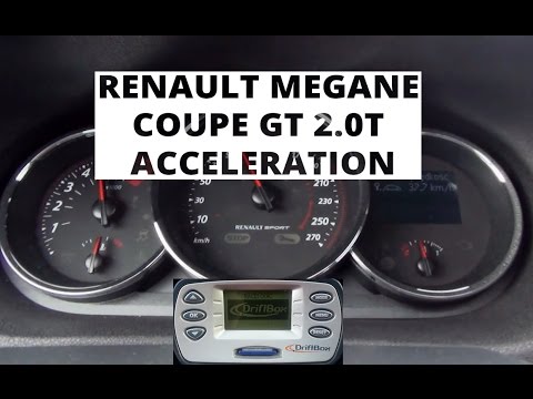 Renault Megane Coupe GT 2.0 T 220 hp - acceleration 0-100 km/h