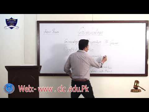 Criminology(optional Subject) LLB Part-III Lecture-3
