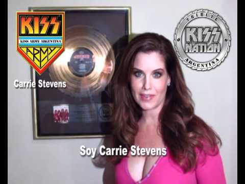 Carrie Stevens   Saludo a Kiss Army Argentina y Kissnation   Concert in memory of the Fox