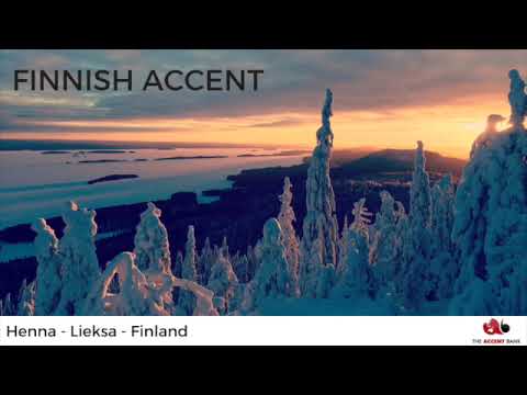 Lieksa accent video