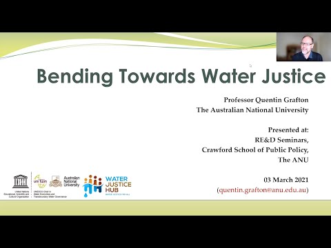 Bending toward water justice