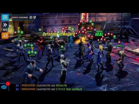 Marvel strike force. MSF. Medical supply run tier 14