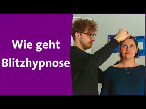 Wie geht Blitzhypnose? Hypnose lernen - im Stehen und mit Schnipsen