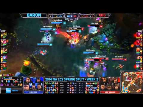 LCS 2014 NA Spring - DiG vs XDG - VI Crumbzz Steal Baron