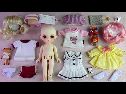 ★리나슈슈 베이비 데이지 개봉 포춘완다LINA chouchou Baby Daisy box opening/Ball Jointed Doll/Wander Frog/ASMR 4K