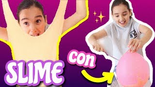 HACIENDO SLIME EXPLOTANDO GLOBOS / SLIME CHALLENGE