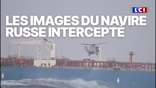 Navire russe intercepté par la France : les images de l'assaut｜LCI