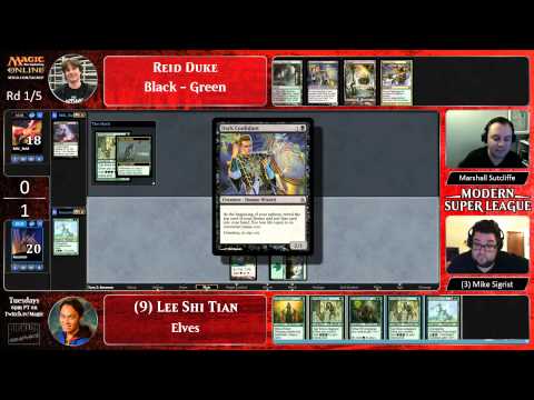 MSL W2 M1 Lee Shi Tian v Reid Duke, Modern Elves v Black-Green, Magic: the Gathering