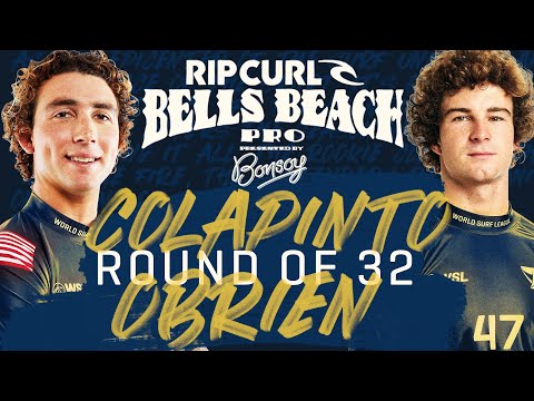 Griffin Colapinto vs Liam O'Brien | Rip Curl Pro Bells Beach - Round of 32 Heat Replay