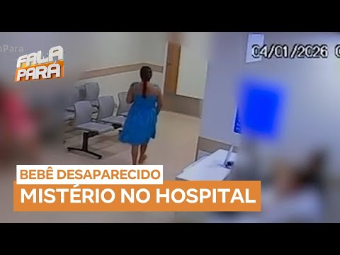 Images show pregnant woman walking around hospital after baby goes missing in Belém (PA)