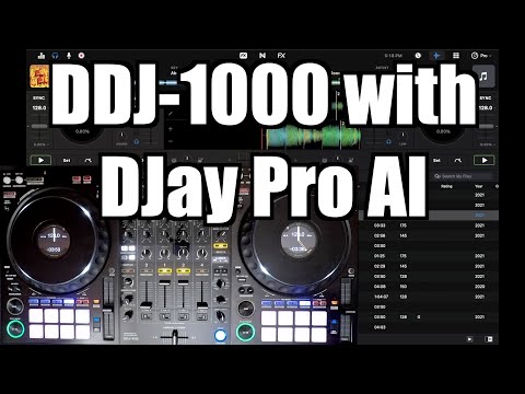 Using the Pioneer DJ DDJ-1000 with DJay Pro AI - TimmyG