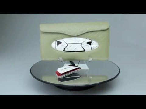 Circle Cool tb-402 Beige Pvc leather refillable sun visor tissue holder