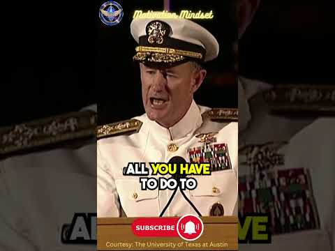 Admiral McRaven's Inspiring Message: One Person Can Change The World | UT Austin Class of 2014