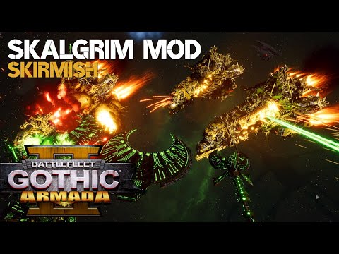 3x Gorka Morka - Return of the Krork | Skalgrim Mod Skirmish | Battlefleet Gothic: Armada 2