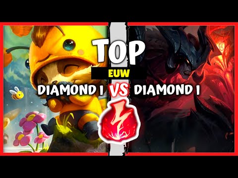 Diamond Teemo Top vs Aatrox Main - EUW Rank Pre S11
