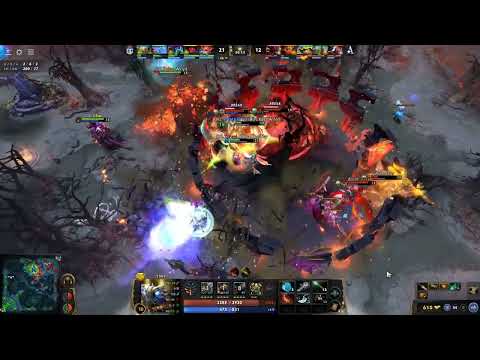 OG Ammar the F the biggest fight reset in dota 2 saving Yuragi vs Aster - ESL One Malaysia 2022