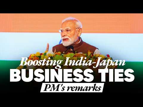 PM Modi addresses India-Japan Economic Forum in Japan