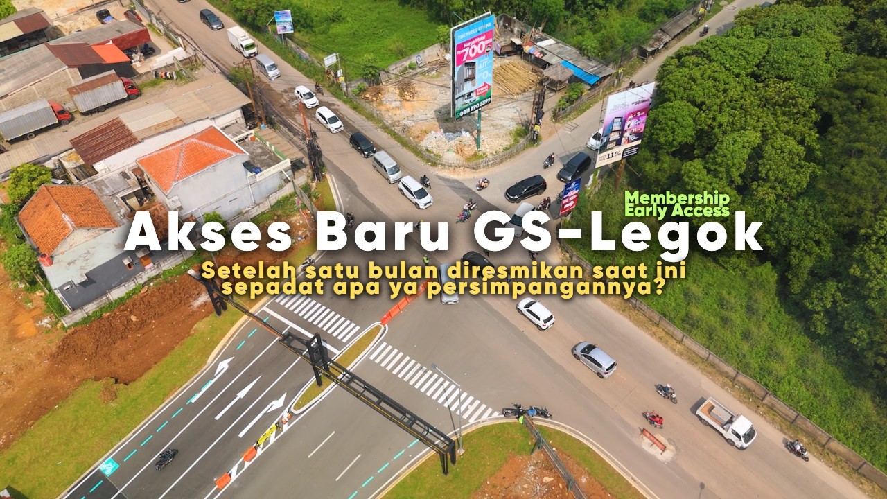 Setelah 1 Bulan Diresmikan, Sepadat Apa Ya Jalan Akses Boulevard Melody Barat Ini?