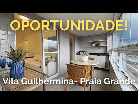 Apenas R$420mil! Apartamento novo com 2 dormitórios na Vila Guilhermina, Praia Grande - SP