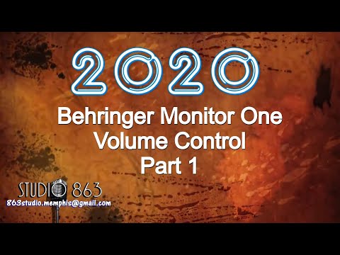Обзор контроллера студийных мониторов Behringer Monitor1