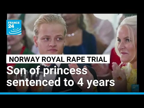 Eldest son of Norway’s crown princess sentenced to 4 years in prison for rape