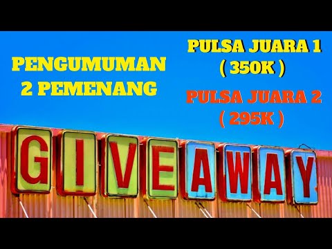 Pengumuman Pemenang Give Away 2000 Subscribe !!!