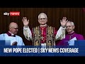 New Pope Revealed As US Born Robert Francis Prevost Sky News Coverage