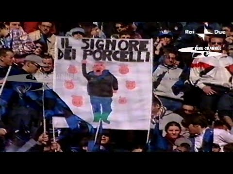 ATALANTA-BRESCIA 0-0 SERIE A DEL 10 FEBBRAIO 2002 MAZZONE CONTESTATO DAI TIFOSI DELLA DEA#CASASTENE