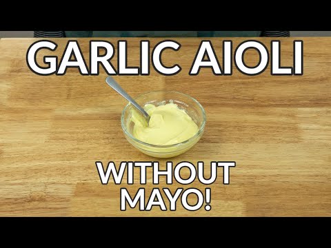 Quick Garlic Aioli Without Mayo Recipe