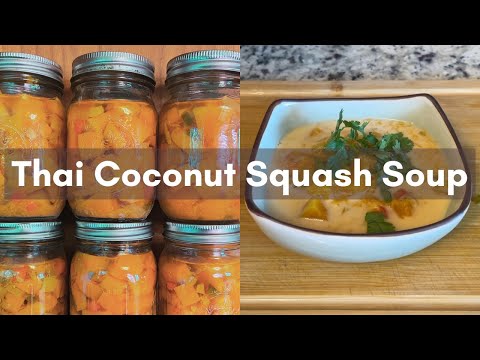 Canning Thai Coconut Squash Soup