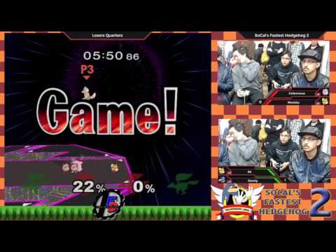 SoCal's Fastest Hedgehogs 2 - Skanky (Green) vs. Team Riverside (Red) - SSBM Losers Quarters Doubles