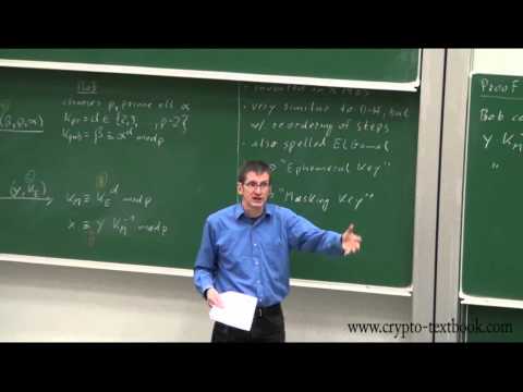 Lecture 15: Elgamal Encryption Scheme by Christof Paar