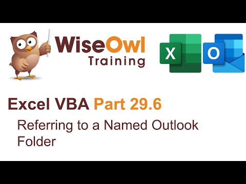 Excel VBA Introduction Part 29.6  - Referring to a Named Outlook Folder