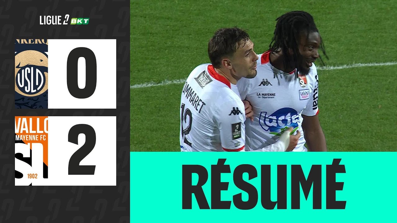 USL Dunkerque vs Stade Lavallois Highlights