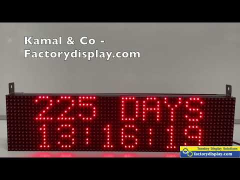 Led Industrial Counter Down Timer Display Board