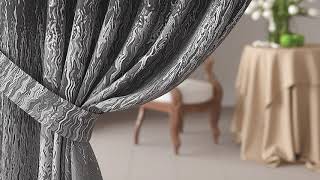 Комплект штор «Лоургинс (серый)» — видео о товаре