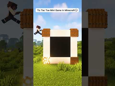 Minecraft: Tic Tac Toe Mini Game | #shorts