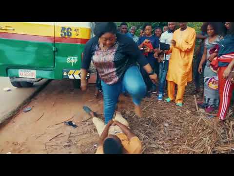 FUNNY ONE, WATCH AS THIS FAT GIRL BEAT BUS CONDUCTOR #comedy