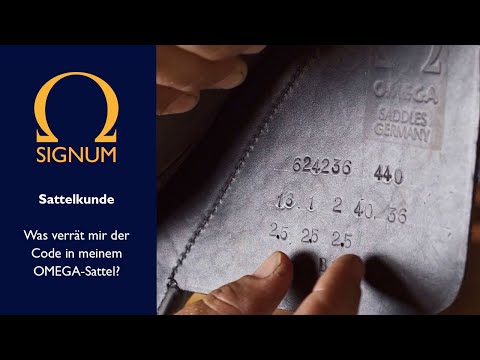 Der Sattelcode in einem SIGNUM Omega-Sattel