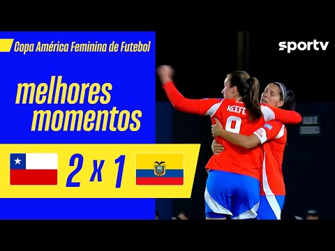 Gols e lances de Chile x Equador