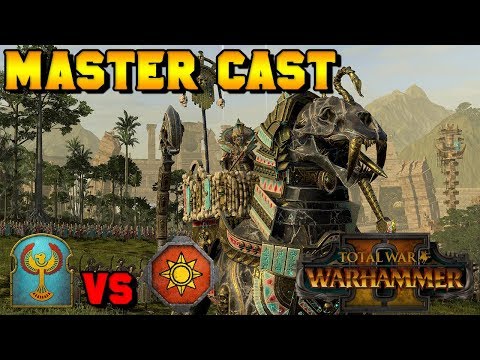 Master Cast: Tlaxtlan Soothsayer (Tomb Kings) vs. HjalleNalle (Lizardmen) | Total War: Warhammer 2