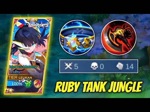 RUBY JUNGLE FULL TANK BUILD!🔥RUBY BEST BUILD 2023