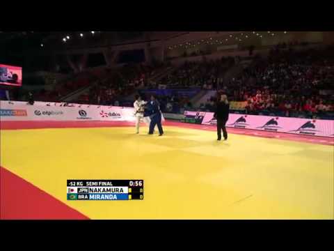 Misato Nakamura vs Erika Miranda World Judo Championships 2015 - Astana