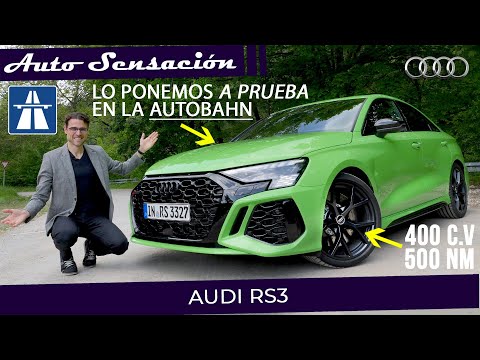Prueba Audi RS3 sedan 2023 . LLevamos a la autobahn al sedan del audi rs3 2022.