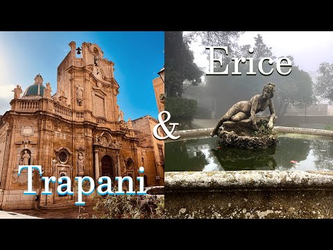 🍋 SICILY - bus trip from Palermo to Trapani and Erice (vlog 3)