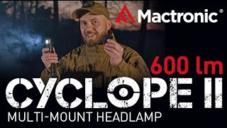 Ліхтар налобний Mactronic Cyclope II (600 Lm) Magnetic USB Rechargeable (THL0131)