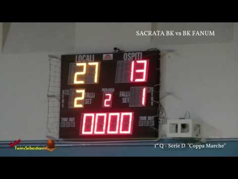 1°/2°Q SACRATA BASKET vs BASKET FANUM 27/04/2017 Serie D