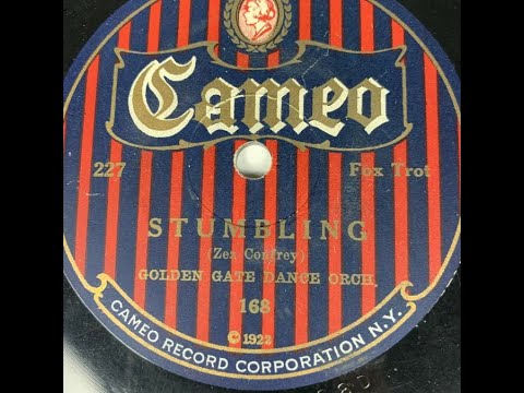 Zez Confrey's "Stumbling" California Ramblers on Cameo 227 (1922) Golden Gate Dance Orchestra 1920s